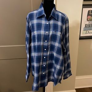Lauren Ralph Lauren Light Weight Flannel Button Up - XL